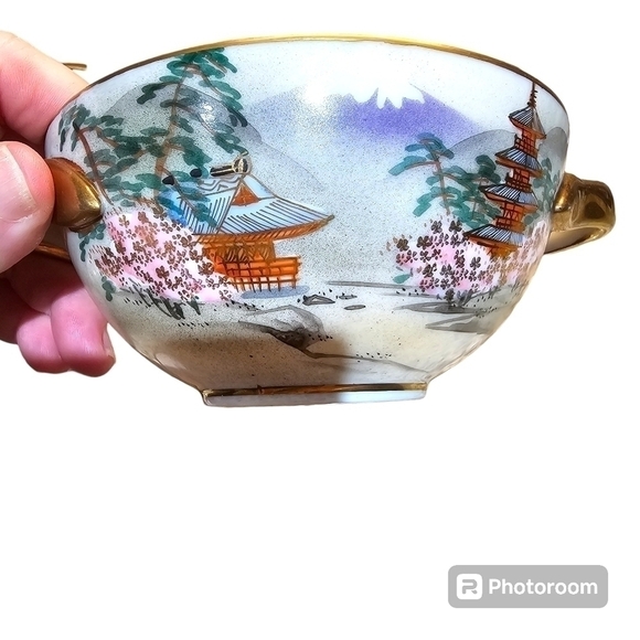 VINTAGE NIPPON Japan Kutani Tea Set - Picture 7 of 14